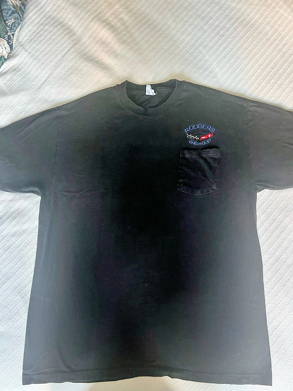 Hanes Pocket T-Shirt Black XL Like New